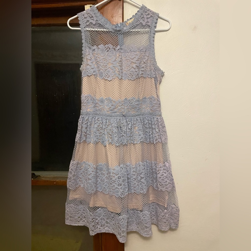 Altar’d State Blue Lace Dress